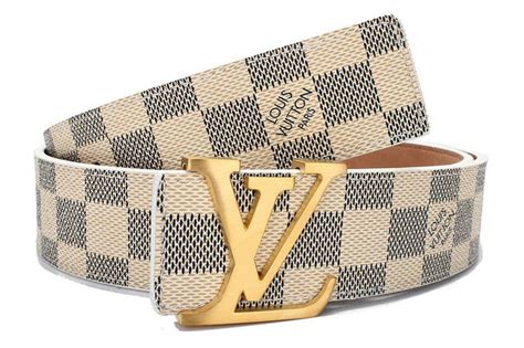 white and silver louis vuitton belt|Louis Vuitton white checkered belt.